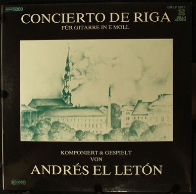 Bella Musica BM LP 5011 - Concierto De Riga - Für Gitarre In E Moll