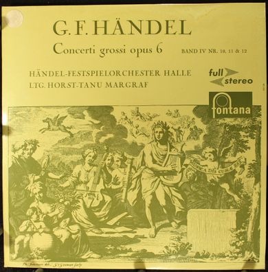 Fontana 875 036 CY - Concerti Grossi Opus 6 (Band IV Nr. 10, 11 & 12)