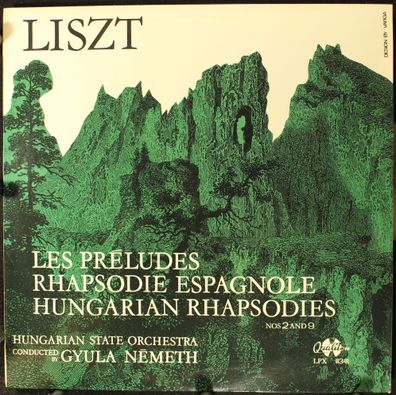 Qualiton SLPX 11341 - Les Préludes, Rhapsodie Espagnole, Hungarian Rhapsodies