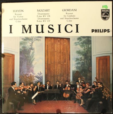 Philips 835 073 AY - Violinkonzert C-dur / Divertimento KV 137 & KV 138 / Cembal
