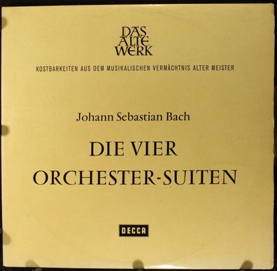 DECCA SAWD 9923/24-B - Die vier Orchester-Suiten