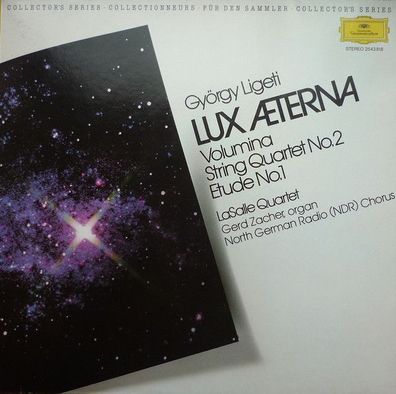 Deutsche Grammophon 2543 818 - Lux Aeterna / Volumina / String Quartet No.2 / Et