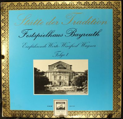 Electrola 83387 - Stätte Der Tradition - Festspielhaus Bayreuth Folge I
