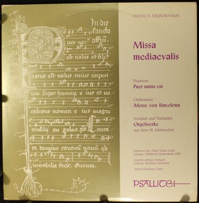 Psallite 38/100 267 PSC - Missa Mediaevalis = Mittelalterliche Weihnachtsmesse