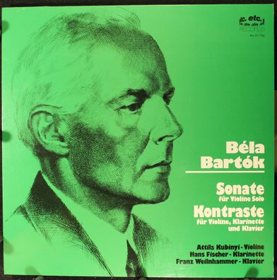 Etc. Records 017 702 - Sonate Für Violine Solo / Kontraste Für Violine, Klarin