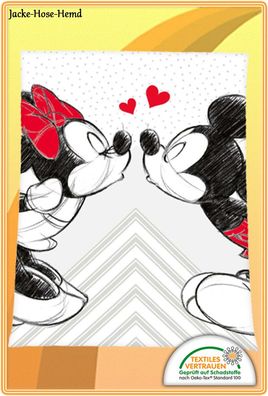 Disney Mickey Minnie Mouse Maus Decke Flauschdecke Kuscheldecke Gr. 150x200cm NEU