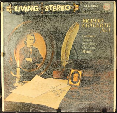 RCA LSC 2274 - Johannes Brahms, Gary Graffman, Boston Symphony Orchestra, Charle