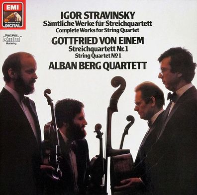 His Master's Voice 27 0100 1 - Sämtliche Werke Für Streichquartett / Streichqu