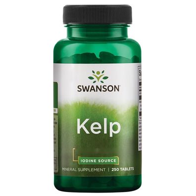 Swanson, Kelp (Iodine Source), 225mcg, 250 Tabletten