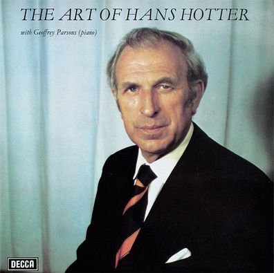 DECCA SXL 6625 - The Art Of Hans Hotter