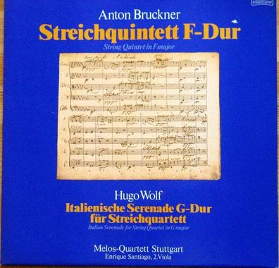 Intercord INT 160.806 - Streichquintett F-Duir / Italienische Serenade G-Dur Fü