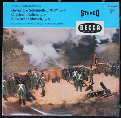 DECCA SXL 2001-B - Ouvertüre Solennelle "1812" Op. 49 / Capriccio Italien Op. 4
