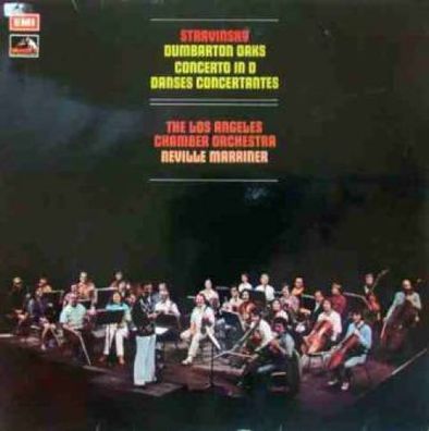 His Master's Voice ASD 3077 - Concerto In D / Danses Concertantes / Dumbarton Oa