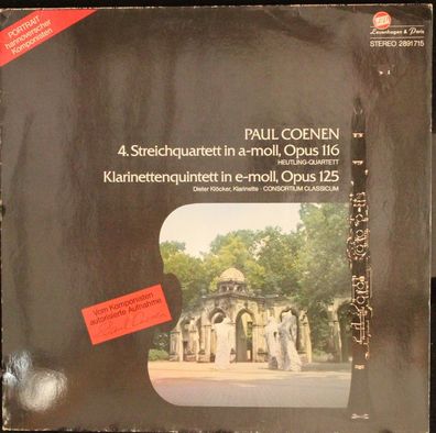 Leuenhagen & Paris Stereo 2891715 - 4. Streichquartett In A-Moll, Opus 116 / Kla