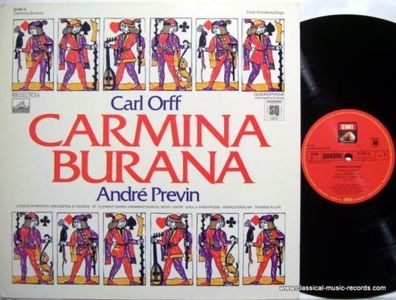 EMI SFGLP 78 438 - Carmina Burana