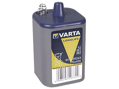 6 Volt Blockbatterie VARTA ''Longlife''