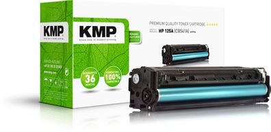 KMP H-T114 cyan Tonerkartusche kompatibel mit HP LaserJet HP 125A (CB541A)