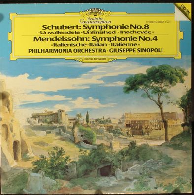 Deutsche Grammophon 410 862-1 - Symphonie No.8 "Unvollendete" / Symphonie No.4