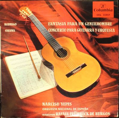 Columbia CCL 32057 - Fantasia Para Un Gentilhombre / Concerto Para Guitarra Maur
