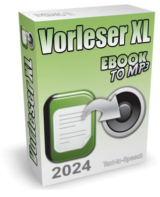 Vorleser XL 2024 Version - Vorleseprogramm und TTS-Software