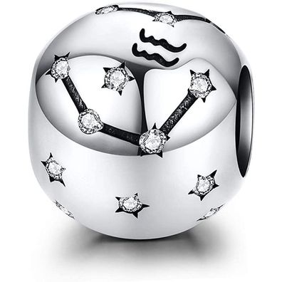 Das Wassermann-Amulett ist mit dem Pandora-Armband aus 925er-Sterlingsilber