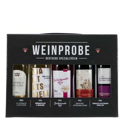 Weinprobe - Deutsche Spezialitäten (5 x 0,25L)