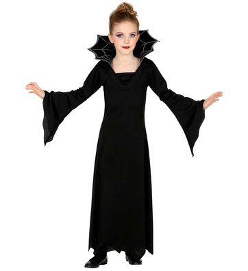 Vampirin Kleid mit Kragen