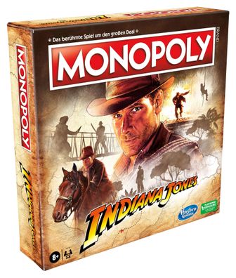 Hasbro - Monopoly Indiana Jones Brettspiel Gesellschaftsspiel Indy deutsch Spiel