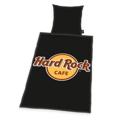 Hard Rock Cafe Bettwäsche Set 2 tlg. 135 x 200cm 100% Baumwolle