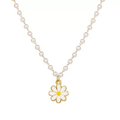 Chrysanthemen-Anhänger-Halsketten, modische Halsketten