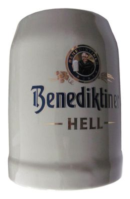 Benediktiner Weissbräu - Hell - Bierkrug 0,5 l.