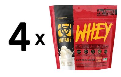 4 x Mutant Whey, Vanilla Ice Cream - 2270g