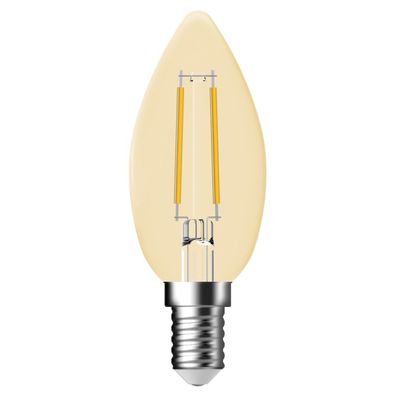 Nordlux LED Leuchtmittel E14 goldfarbend 400lm 2500K 4,8W 80Ra 360° dimmbar 3,5x3,5x9