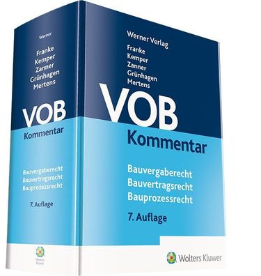 VOB Kommentar: Bauvergaberecht - Bauvertragsrecht - Bauprozessrecht, Horst ...