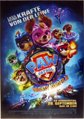 Paw Patrol: Der Mighty Kinofilm - Original Kinoplakat A1 - Hauptmotiv - Filmposter