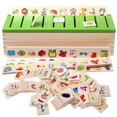 Montessori-Frühpädagogik-Puzzles, Spielzeug für Kinder, Intelligenzlernen
