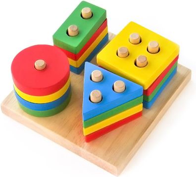 Montessori-Spielzeug, pädagogisches Holzspielzeug für Kinder, frühe Lernübungen