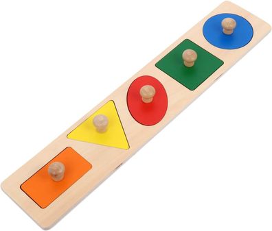 Holz-Farbsortierspielzeug, geometrische Form, Puzzle-Sortierer, Vorschulpädagogik
