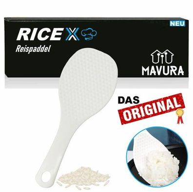 RICEX Reis Löffel Reispaddel Servierlöffel Kochlöffel Küchenlöffel Reisschaufel