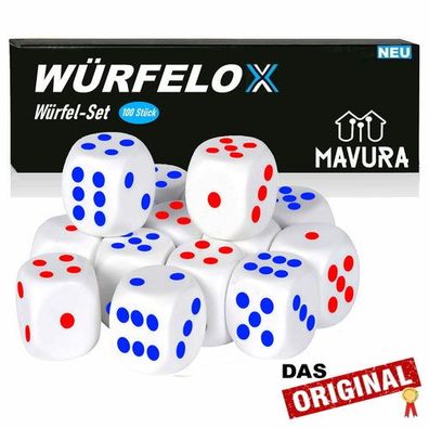 Würfelox Würfel Spielwürfel Würfelspiel f. Brett Rollen Tabletopspiele 100er Set