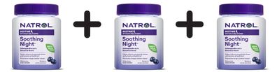 3 x Soothing Night, Blueberry - 50 gummies