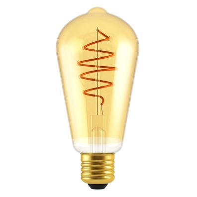 Nordlux LED Leuchtmittel E27 goldfarbend 250lm 2000K 5W 80Ra 330° dimmbar 6,4x6,4x14c