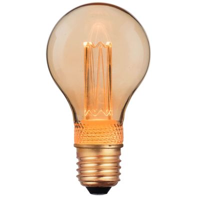 Nordlux LED Leuchtmittel E27 A60 goldfarbend 65lm 1800K 2,3W 330° dimmbar 6x6x11,2cm