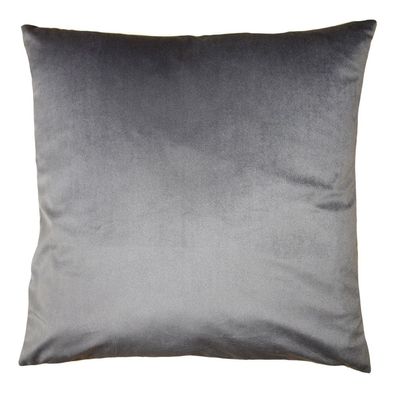 Clayre & Eef Kissenbezug 45x45 cm Grau Polyester (Gr. 45x45 cm)