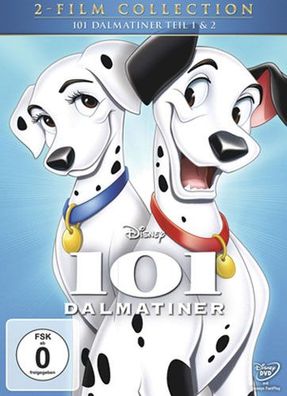 101 Dalmatiner 1&2 (DVD) Disney Classic Doppelpack, Slipcase, 2Disc - Disney BGG00