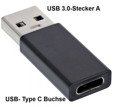 USB Adapter USB 3.0-Stecker A auf USB- Type C Buchse, Samsung, 1St.
