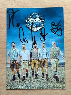voXXclub Autogrammkarte orig signiert #6913