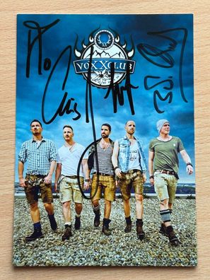 voXXclub Autogrammkarte orig signiert #6915