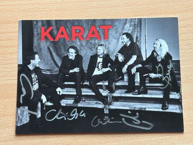 Karat Autogrammkarte orig signiert #6971