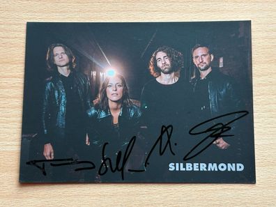 Silbermond Autogrammkarte orig signiert #6970